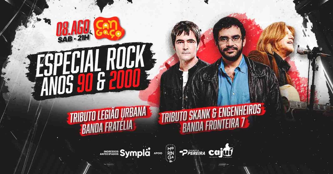 Especial Rock Anos 90 & 2000
