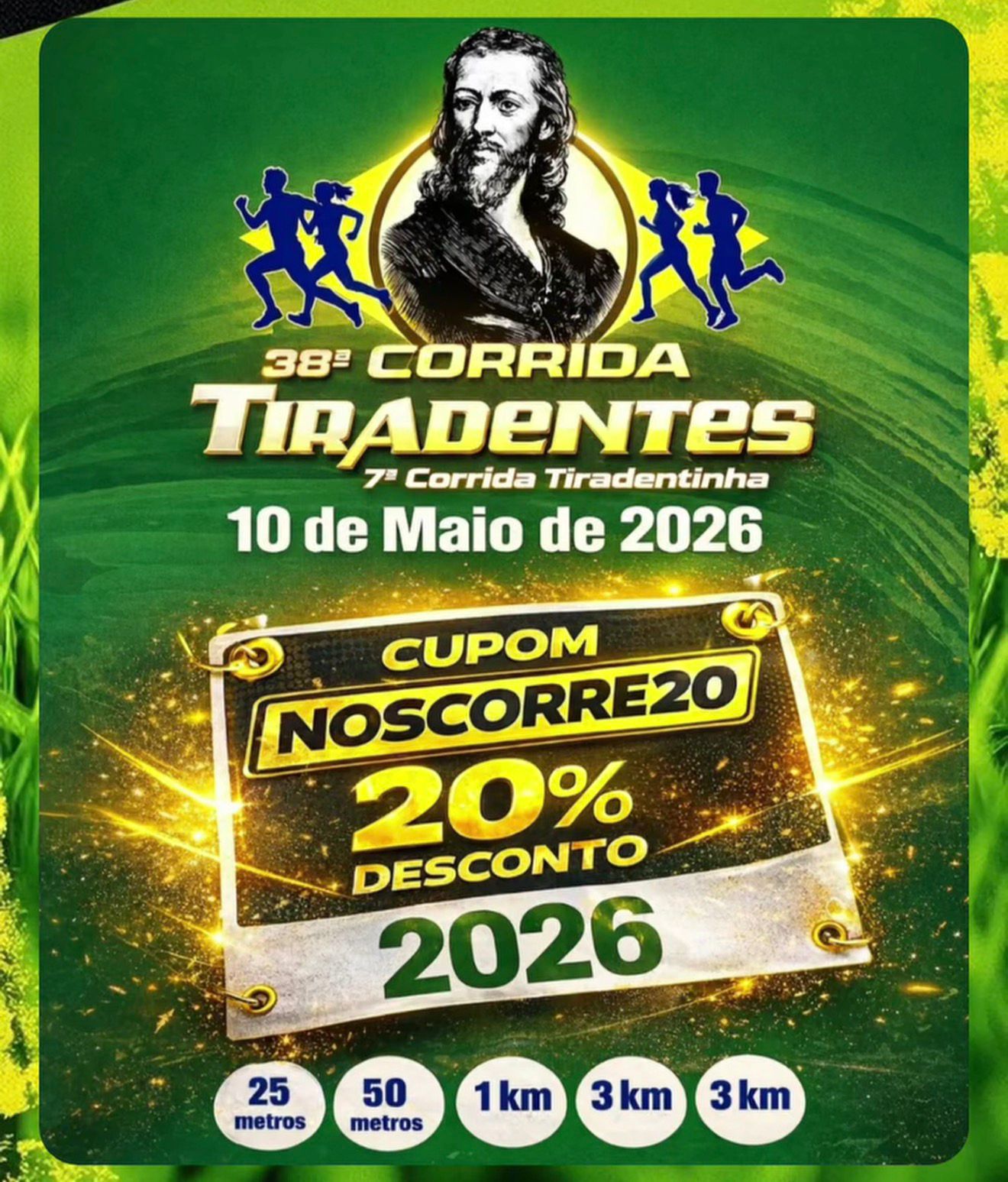 Flyer 38ª Corrida Tiradentes