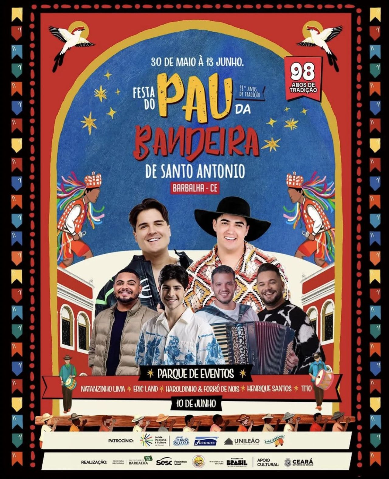 Festa do Pau da Bandeira · 10 de Junho