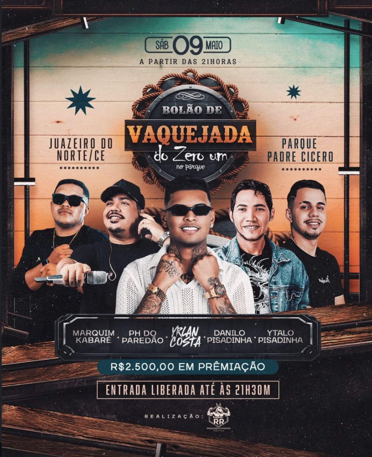 Bolão de Vaquejada do Zero Um no Parque