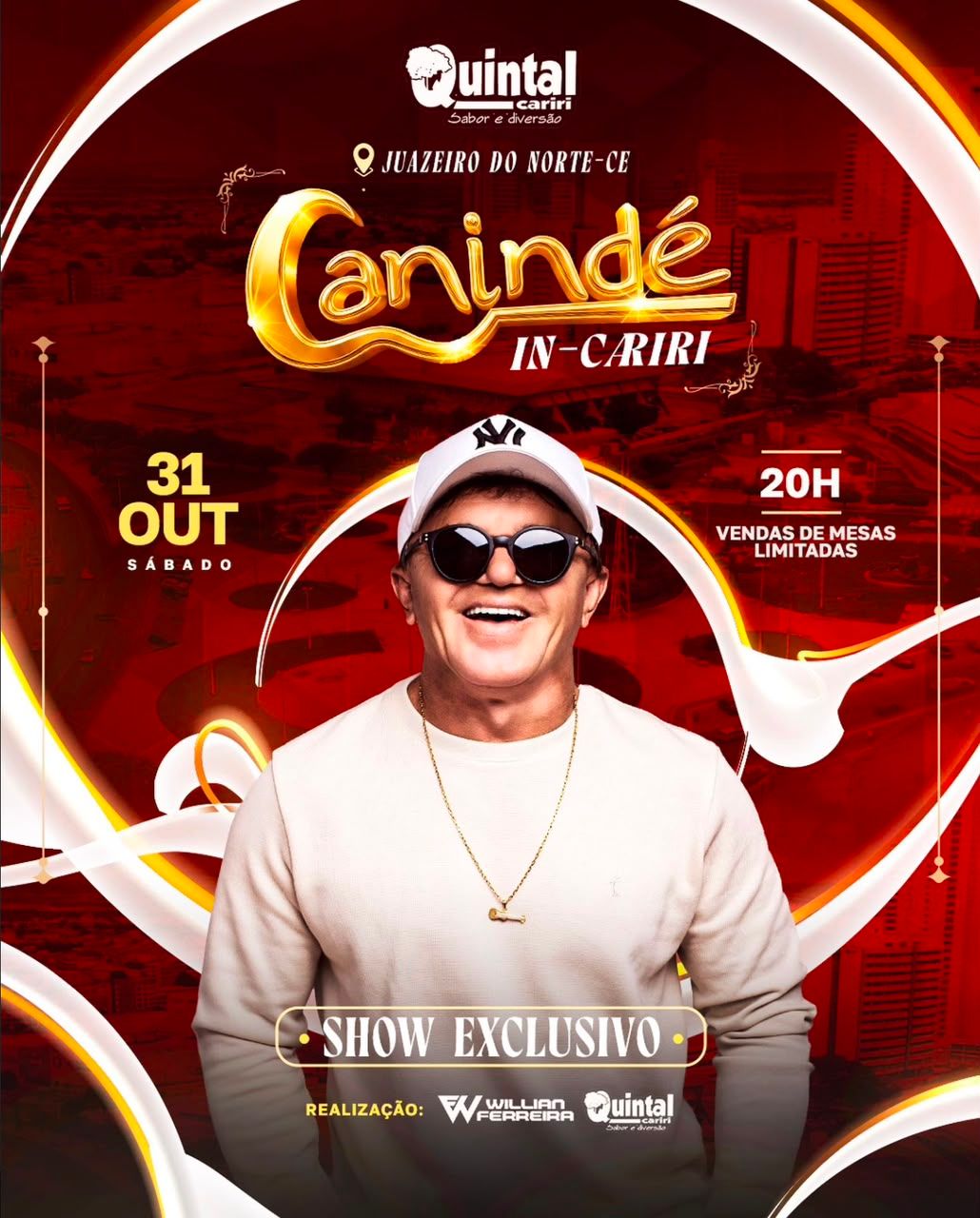 Flyer Canindé In-Cariri - Show Exclusivo
