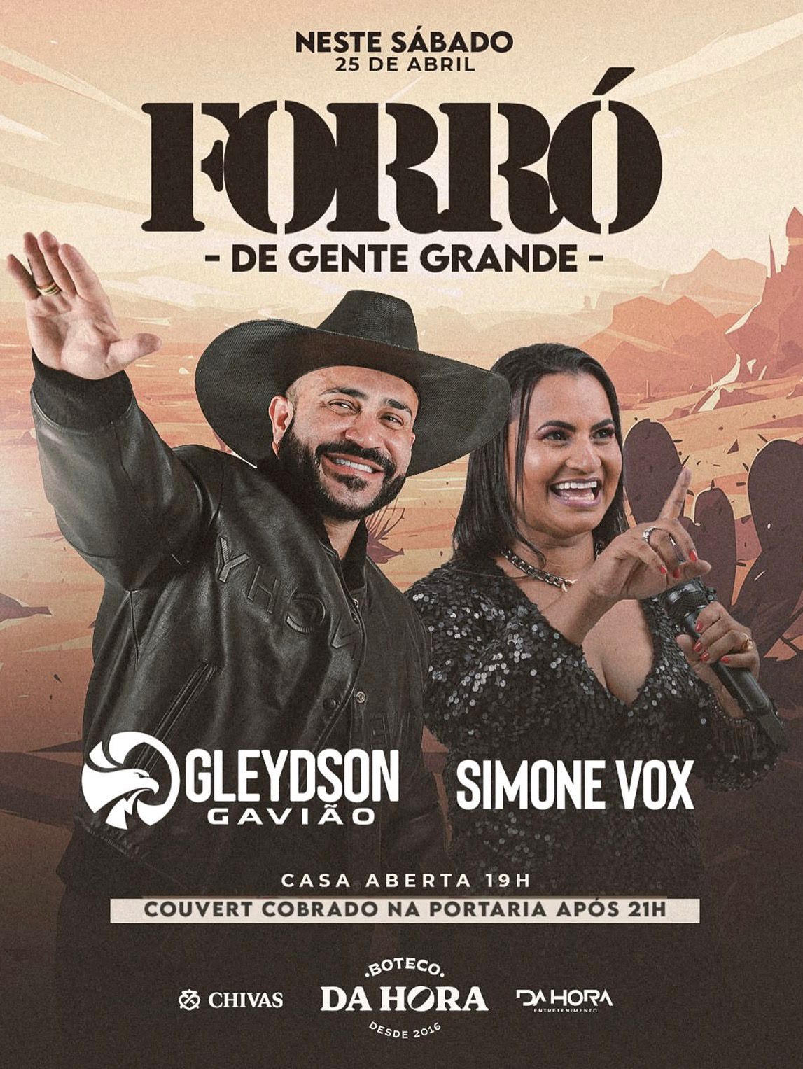 Flyer Forró de Gente Grande