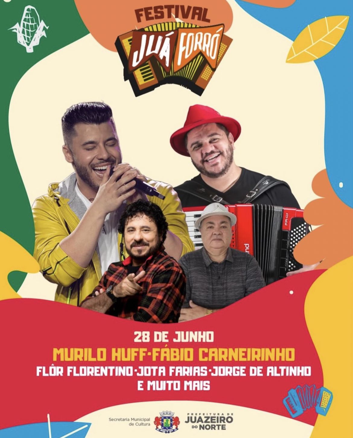 Flyer Juá Forró - 28 de Junho