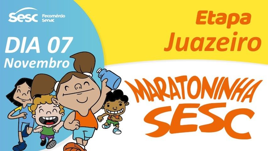 Flyer MARATONINHA SESC ETAPA JUAZEIRO-CE 2026