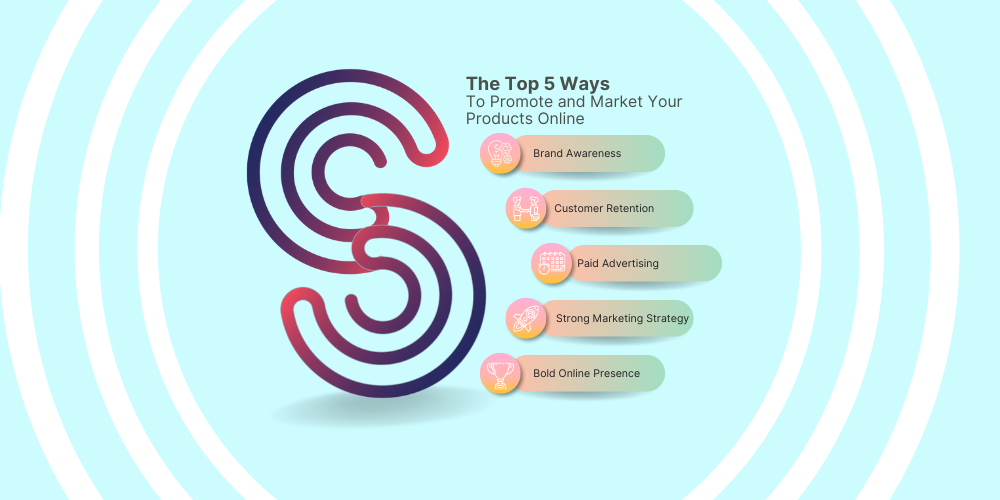Cover Image for The Top 5 Ways to Promote and Market Your Products Online