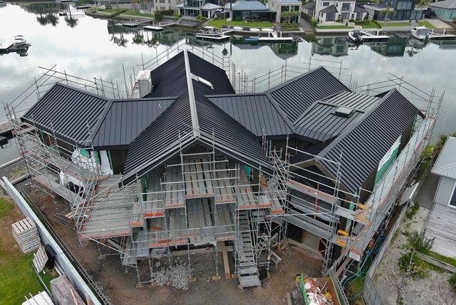 Pauanui — roofing from above