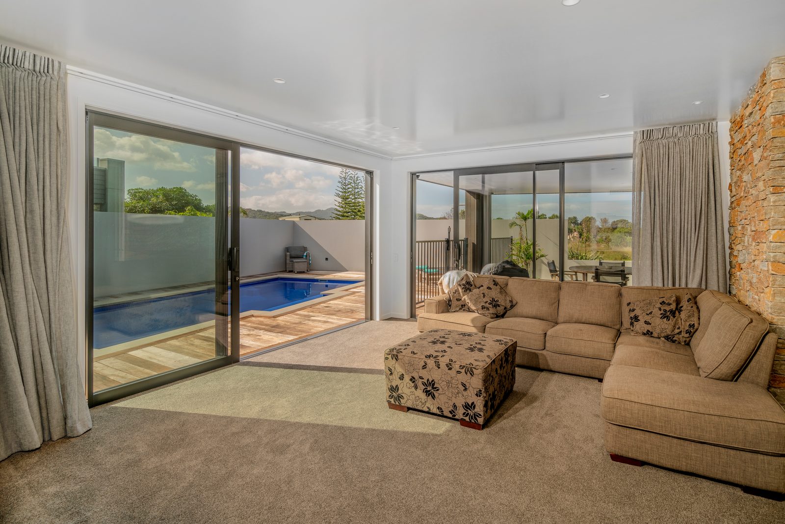 Cook Drive, Whitianga — downstairs lounge