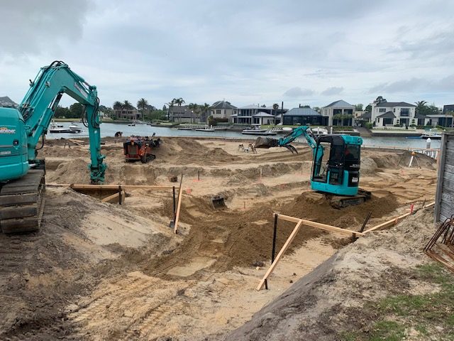 Pauanui — excavation