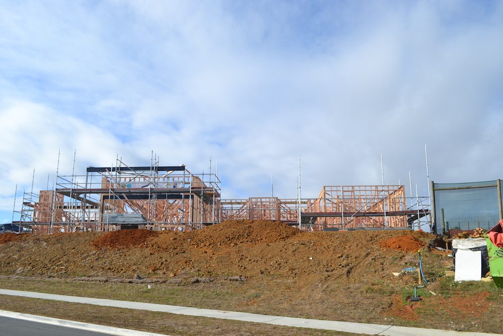 William Andrew — framing on the site