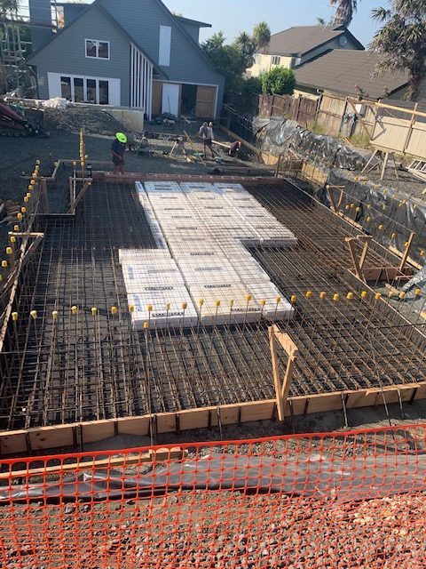 Devonport Homes — slab steel