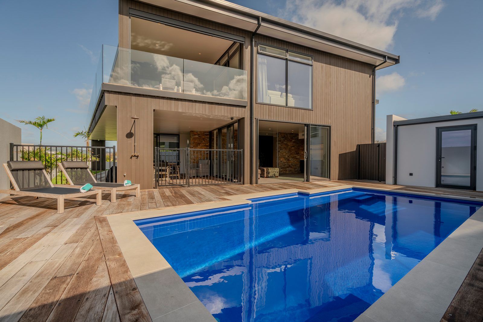 Cook Drive, Whitianga — pool and deck