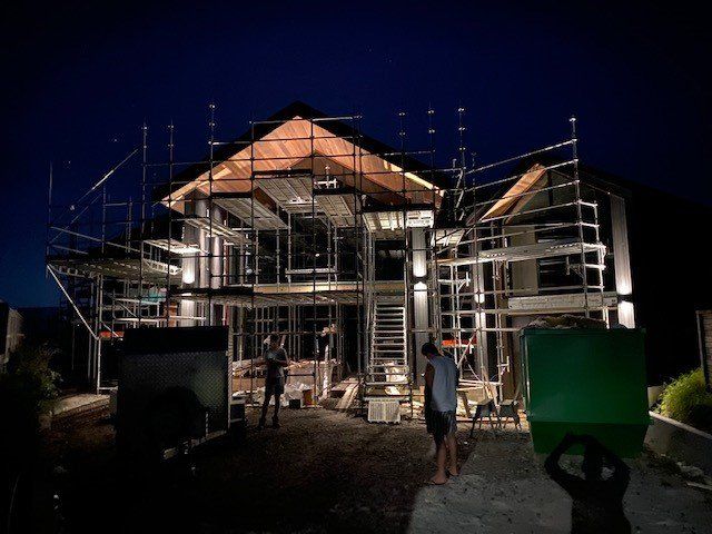 Pauanui — lighting test at night