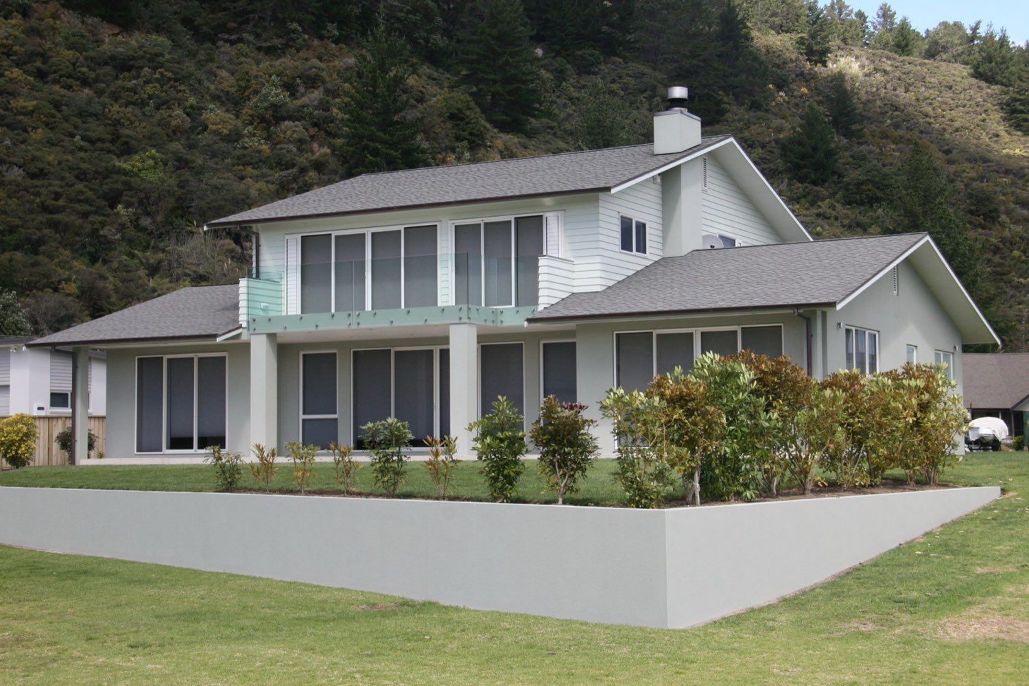 Matarangi — balcony and glass balustrade
