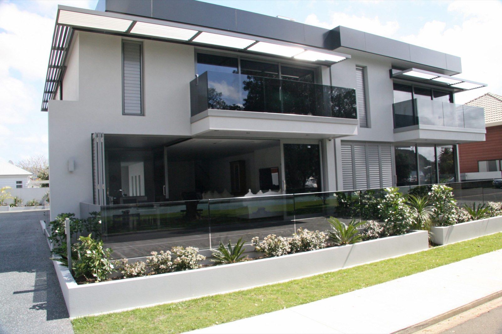 Water View Homes — street elevation