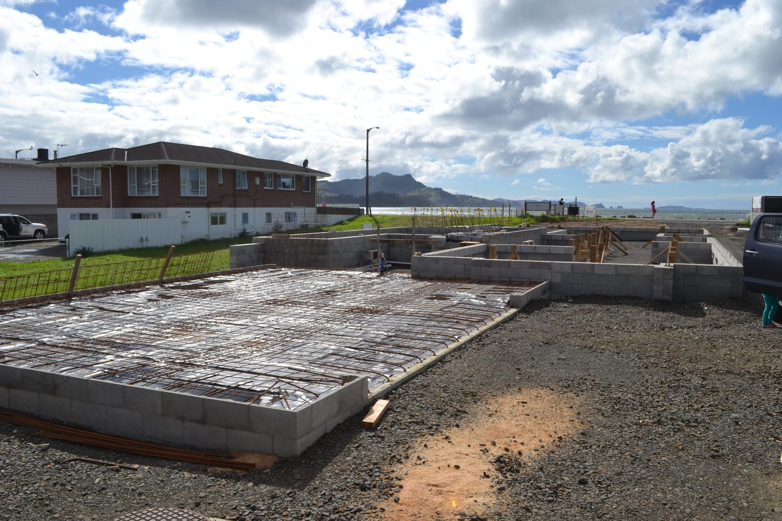 Buffalo Beach — slab complete