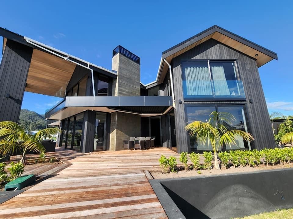 Pauanui — the deck and living wing