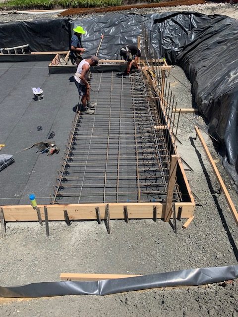 Devonport Homes — slab prepared