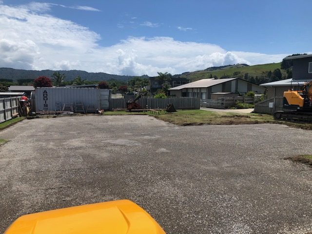 Cook Drive, Whitianga — the site cleared