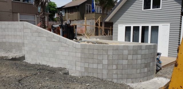 Devonport Homes — block retaining