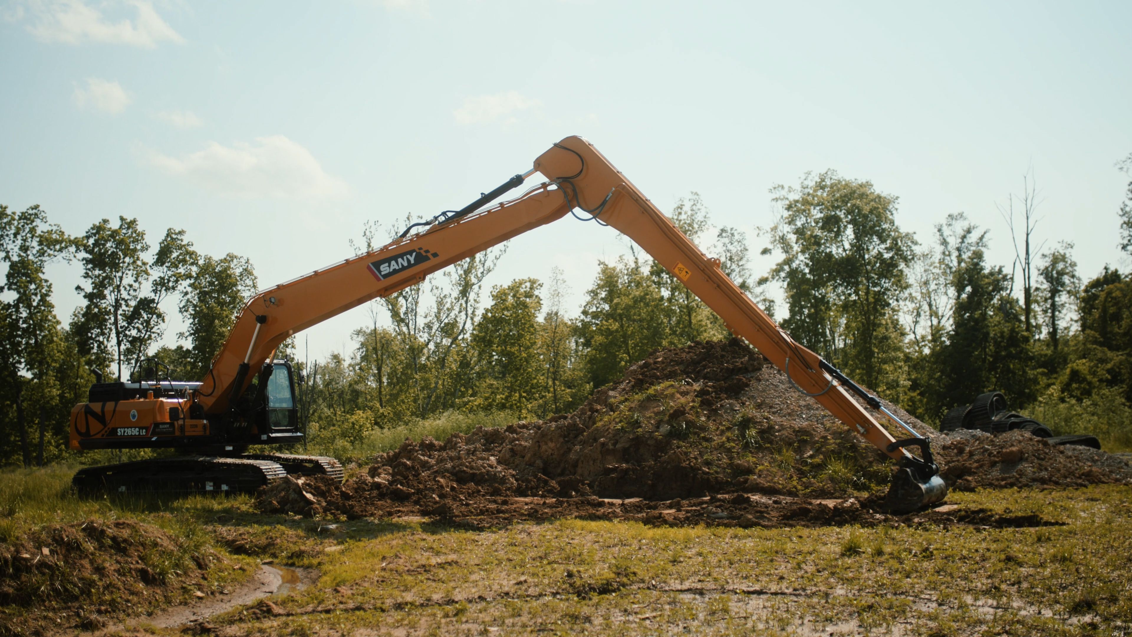 sany-sy265lc-long-reach-demo