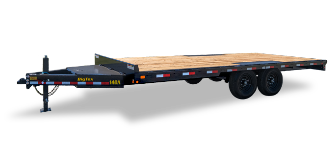 big tex 140a deckover trailer