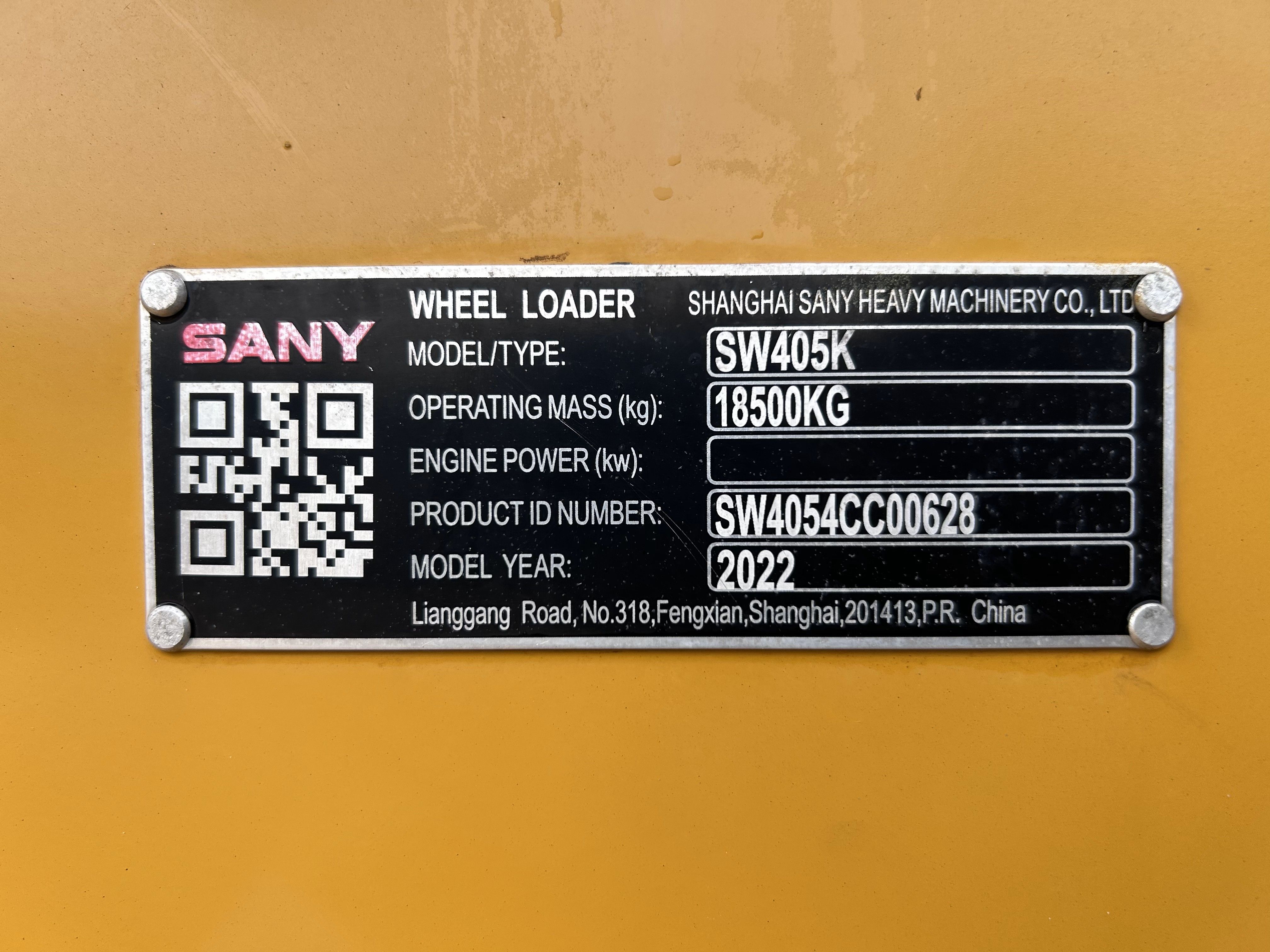 2022 SANY SW405K Photo 11 Thumbnail