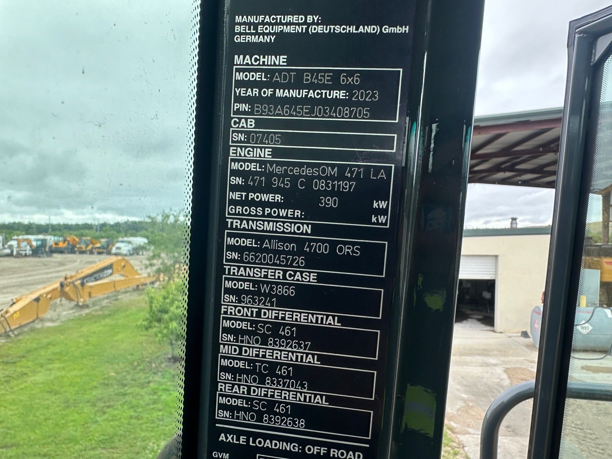 2023 BELL BELL B45E ARTICULATED DUMP TRUCK Photo 10 Thumbnail