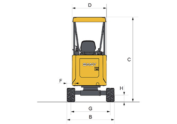 Sany SY18 specs sheet details