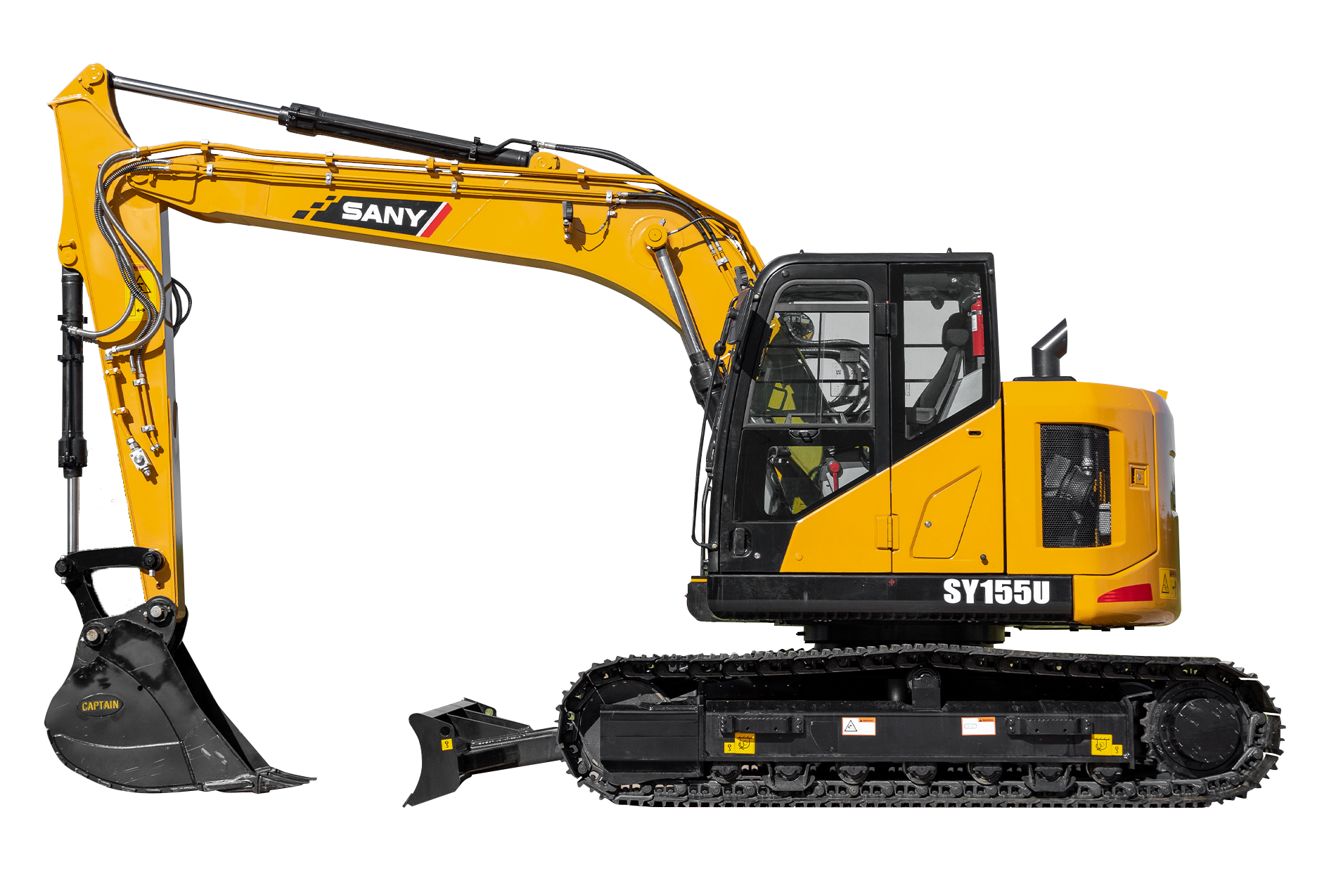 Sany-sy-155U-excavator-for-sale-side-view