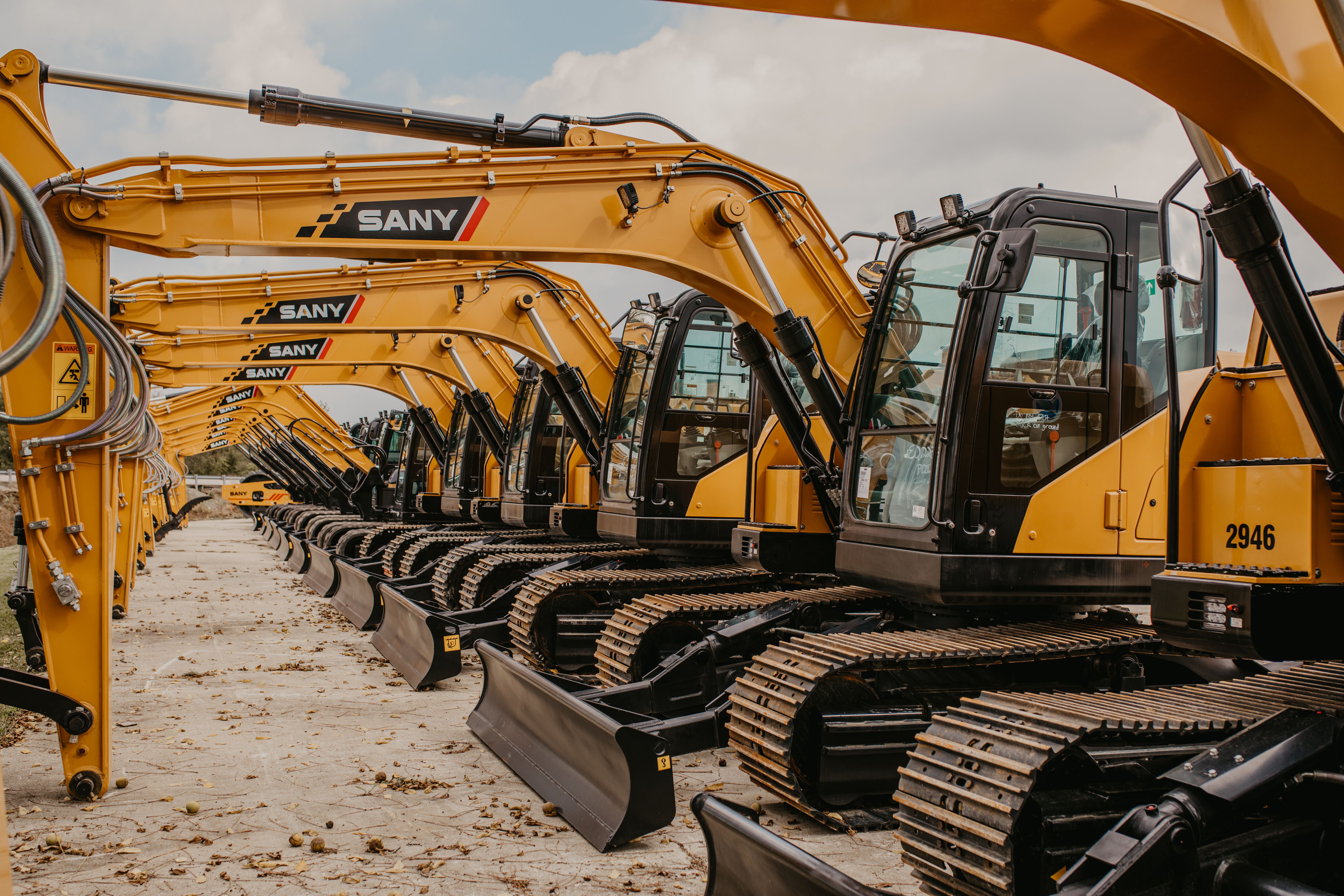 SANY excavators