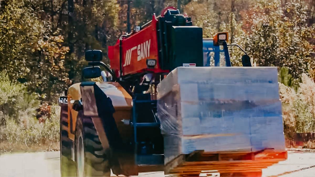 SANY Forklift Telehandler Carrying Tons
