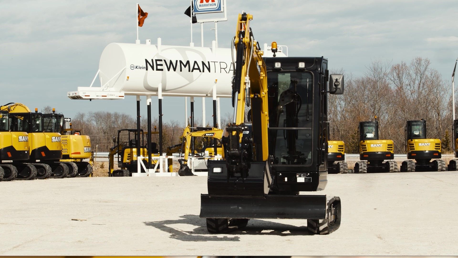 SANY SY35U in the Newman Tractor lot