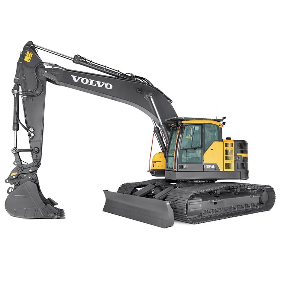 volvo-ecr355e-excavator-stock-image