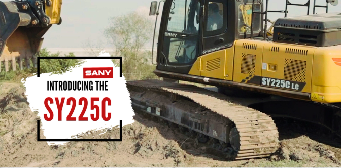 Get Ready For the All-New SANY SY225 Excavator with Leica Geosystems Machine Control!   