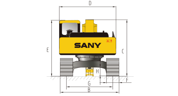 Sany SY215c specs sheet details