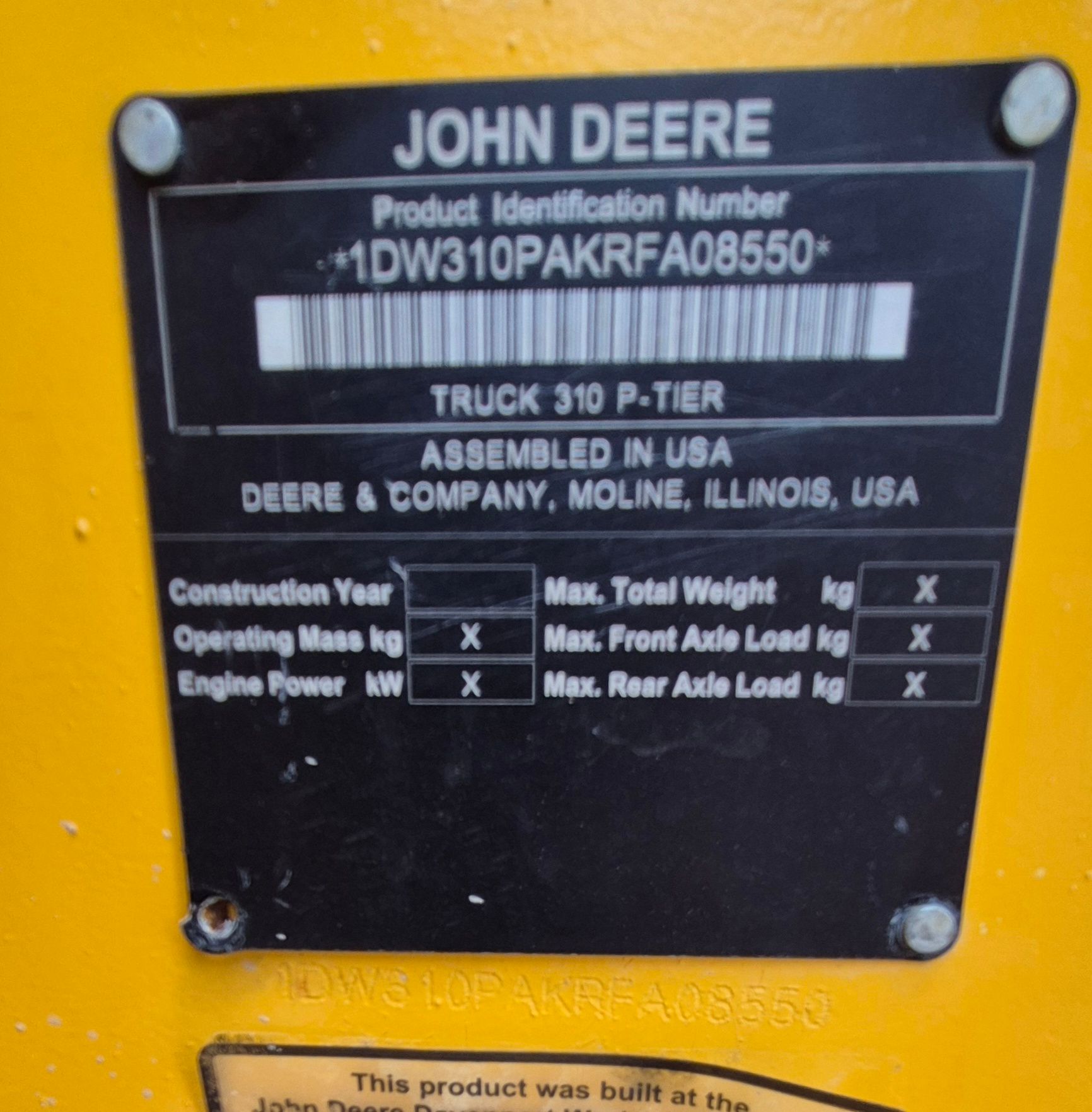 2024 JOHN DEERE 310P Photo 9 Thumbnail