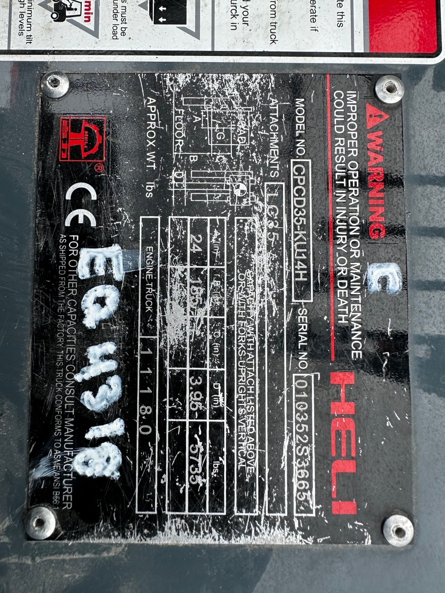 2022 HELI CPCD35KU Photo 8 Thumbnail