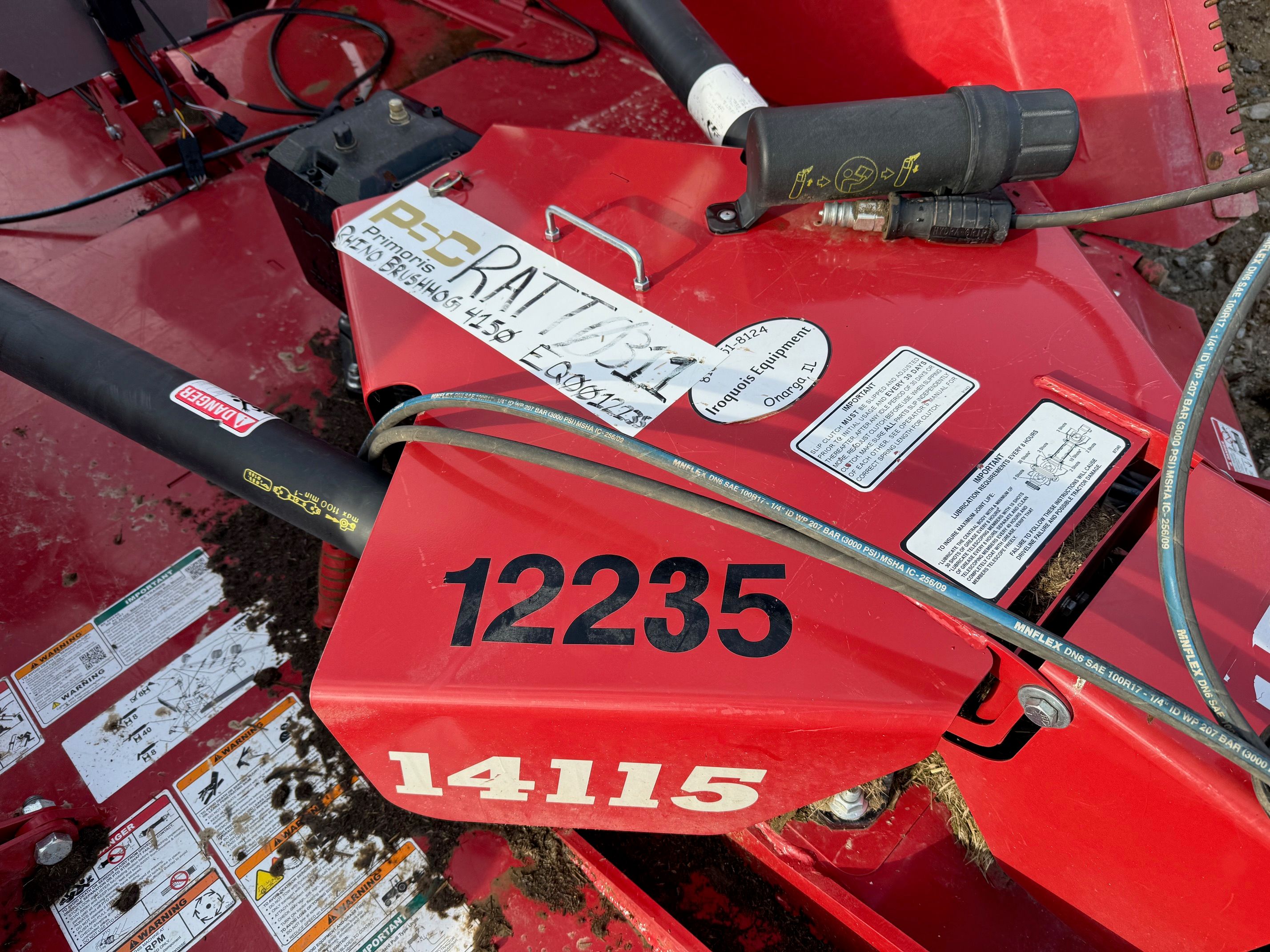 15' FLEX WING 1000RPM ROTARY CUTTER Photo 8 Thumbnail