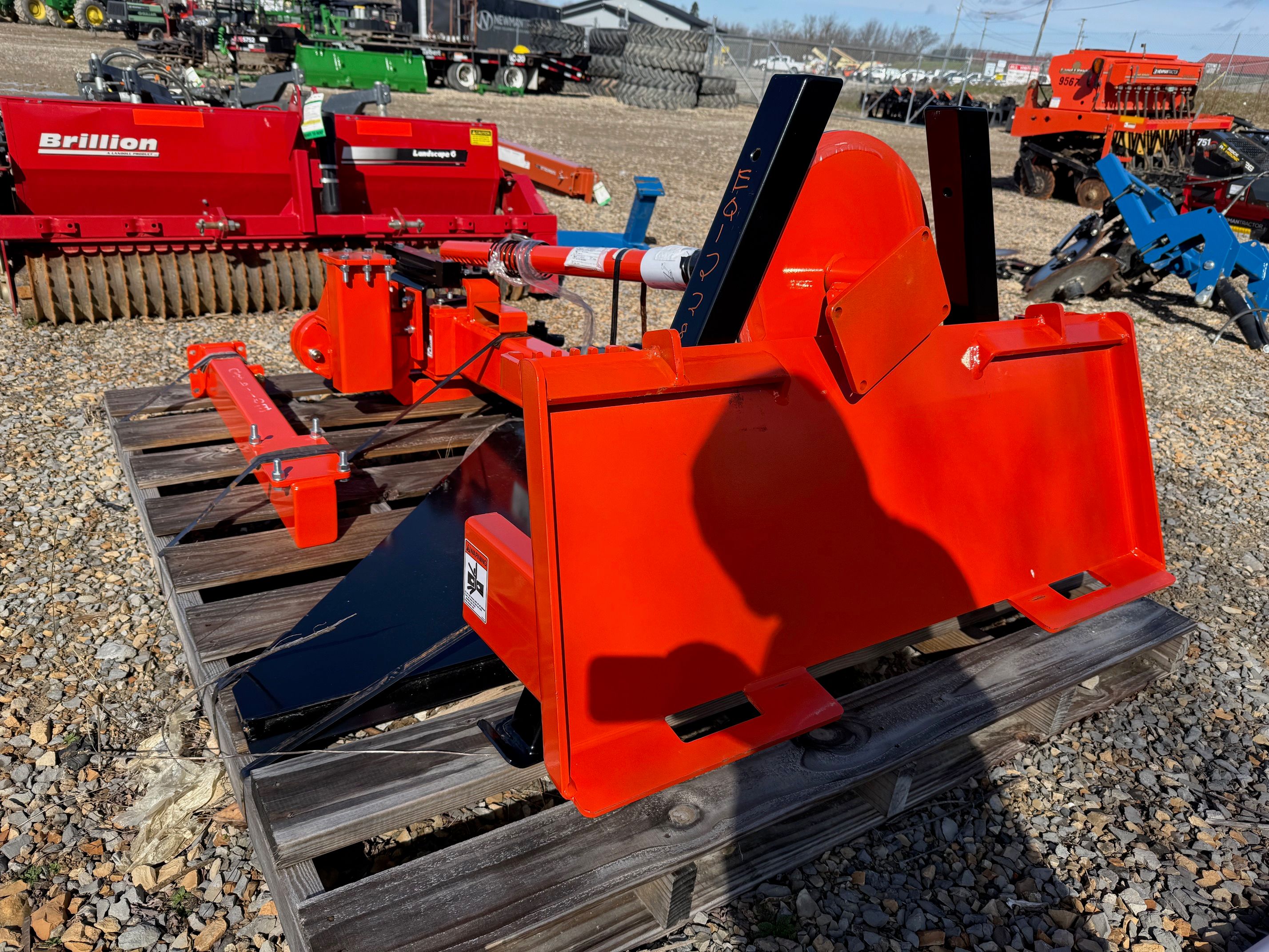 48" PUSH PULL SILT FENCE PLOW FOR SKID STEER Photo 2 Thumbnail