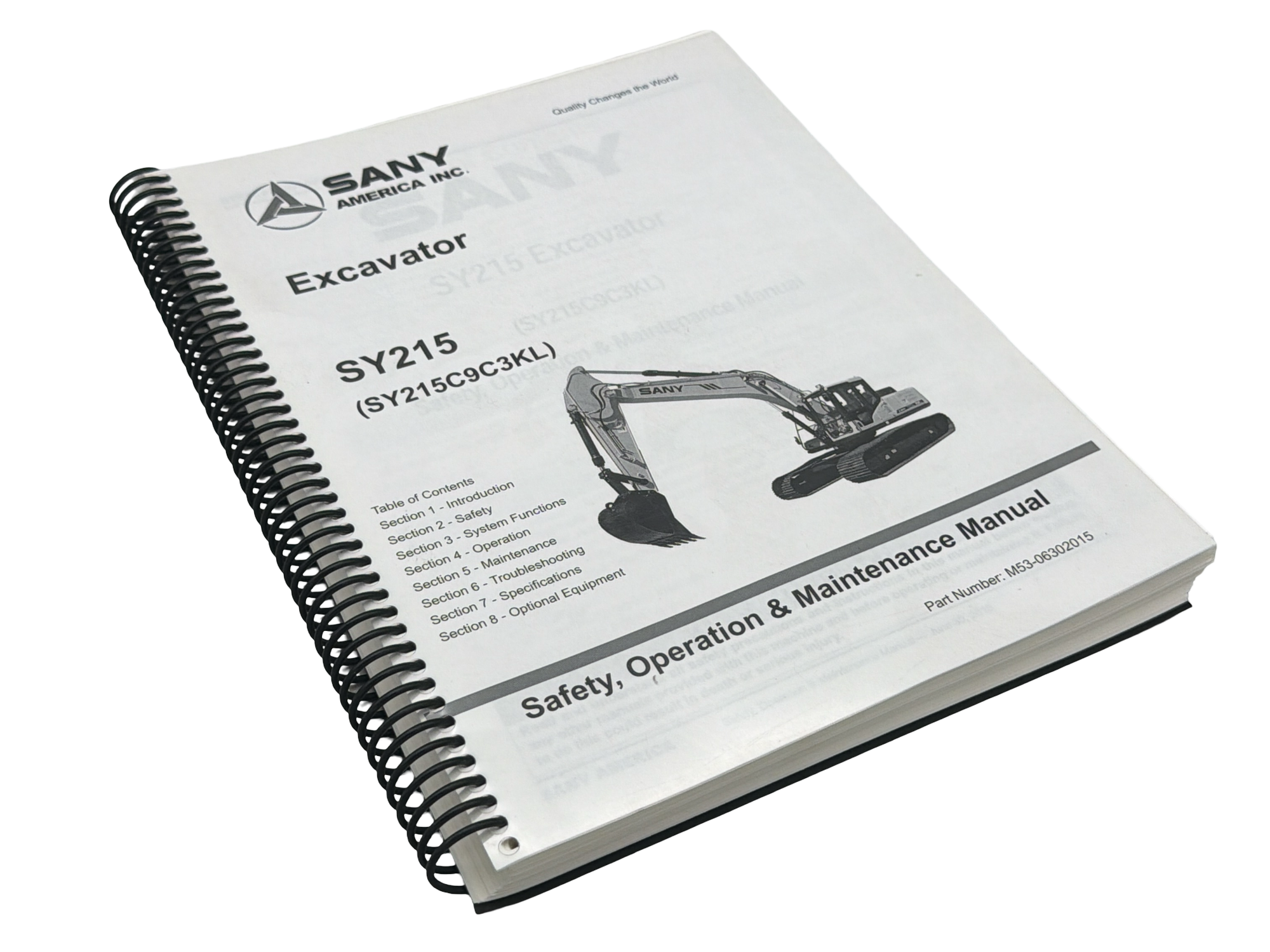 SY215 OPS MANUAL