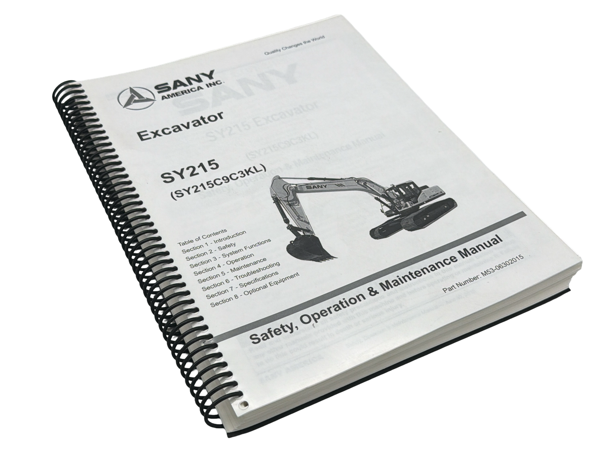 SY215 OPS MANUAL