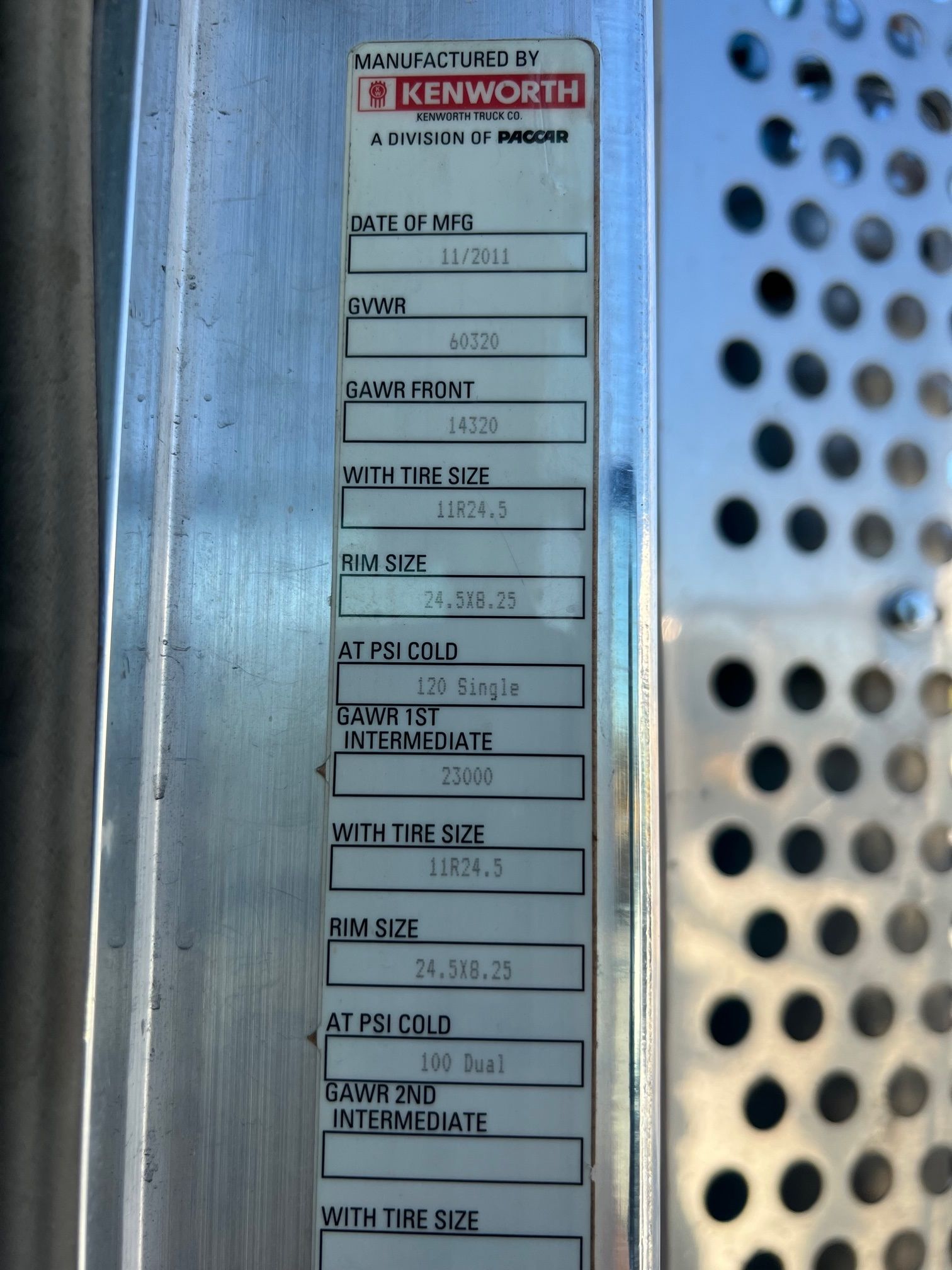 2012 KENWORTH T800 Photo 8 Thumbnail