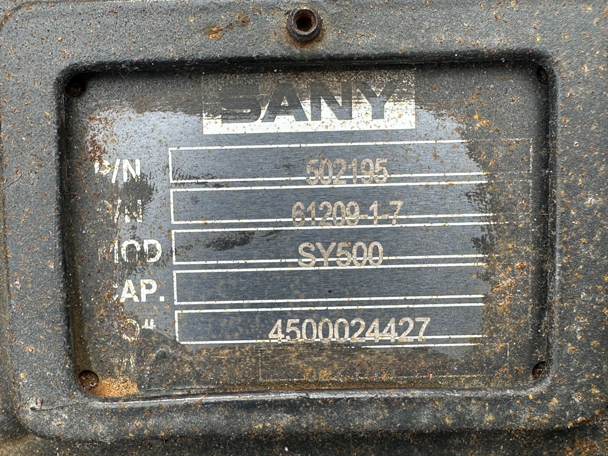 SANY SY500H HYDRAULIC QUICK COUPLER Photo 4 Thumbnail