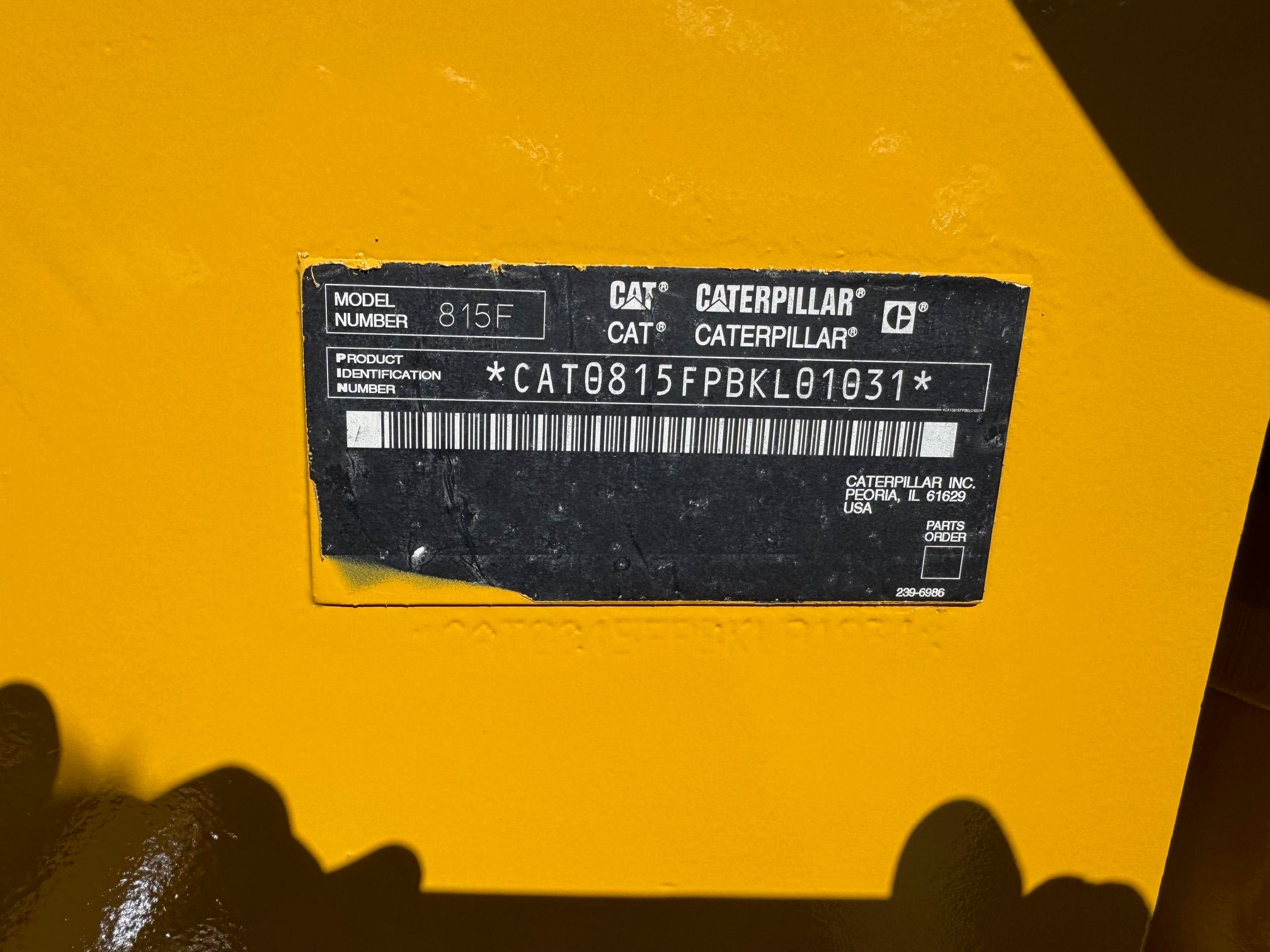 2006 CAT 815F Photo 13 Thumbnail