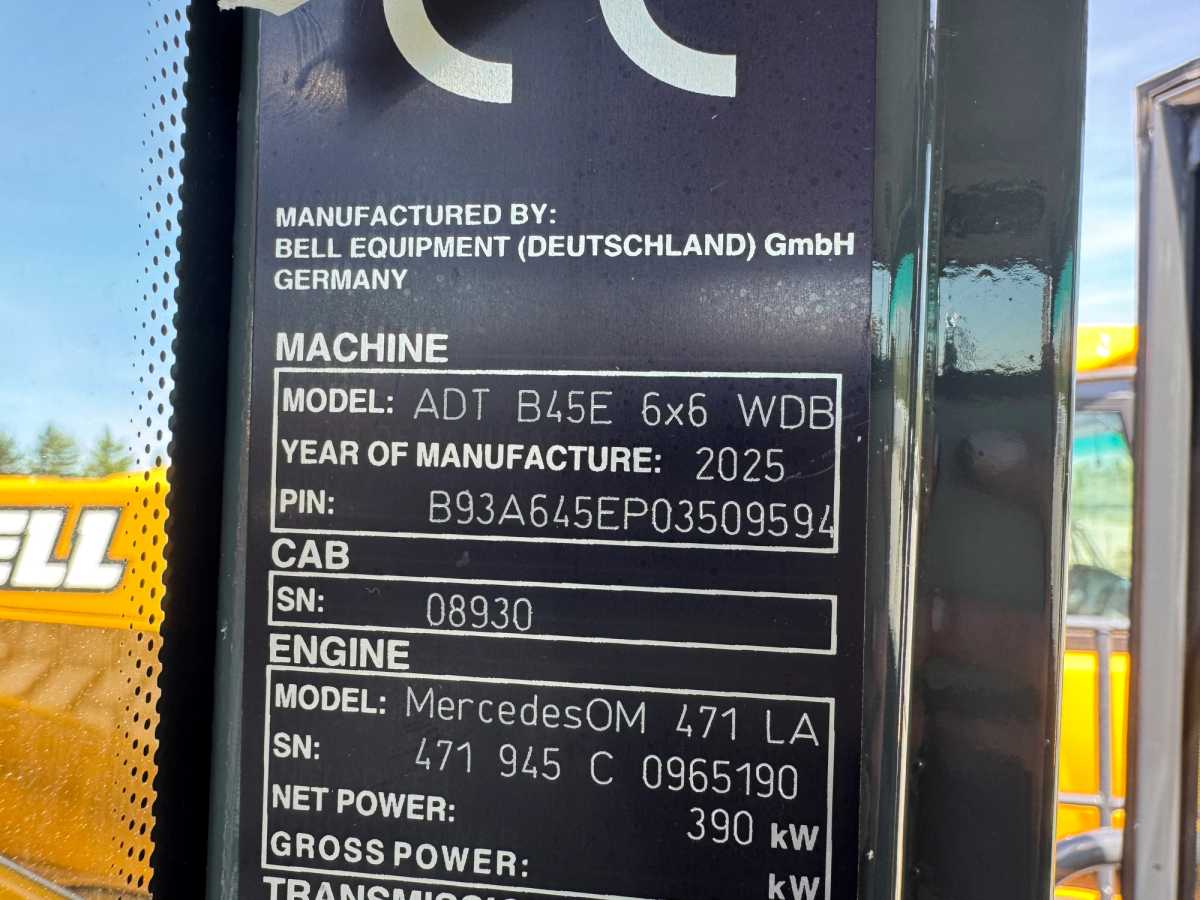 2025 BELL B45E Photo 1