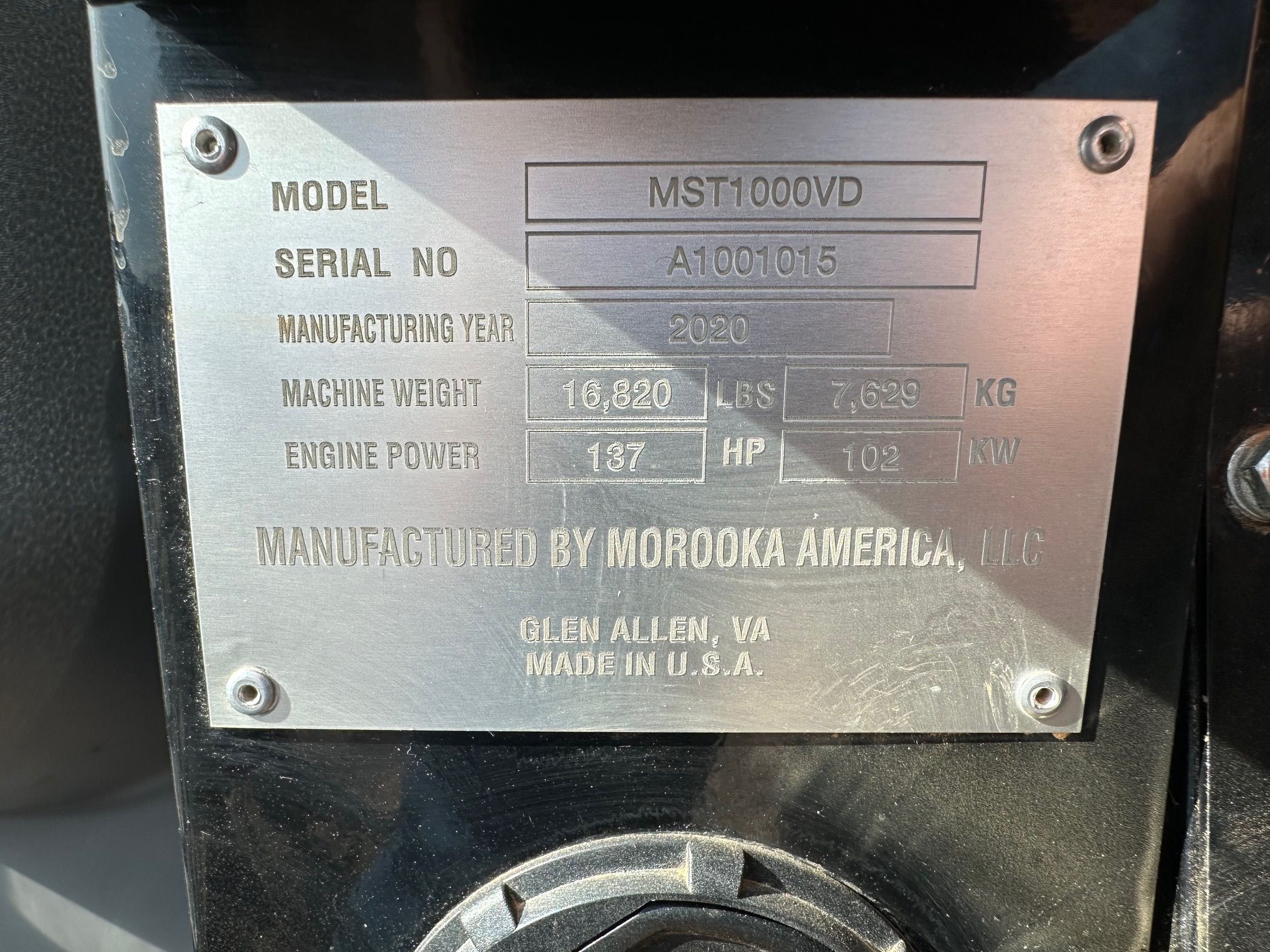 2020 MOROOKA MST 1000VD Photo 9 Thumbnail