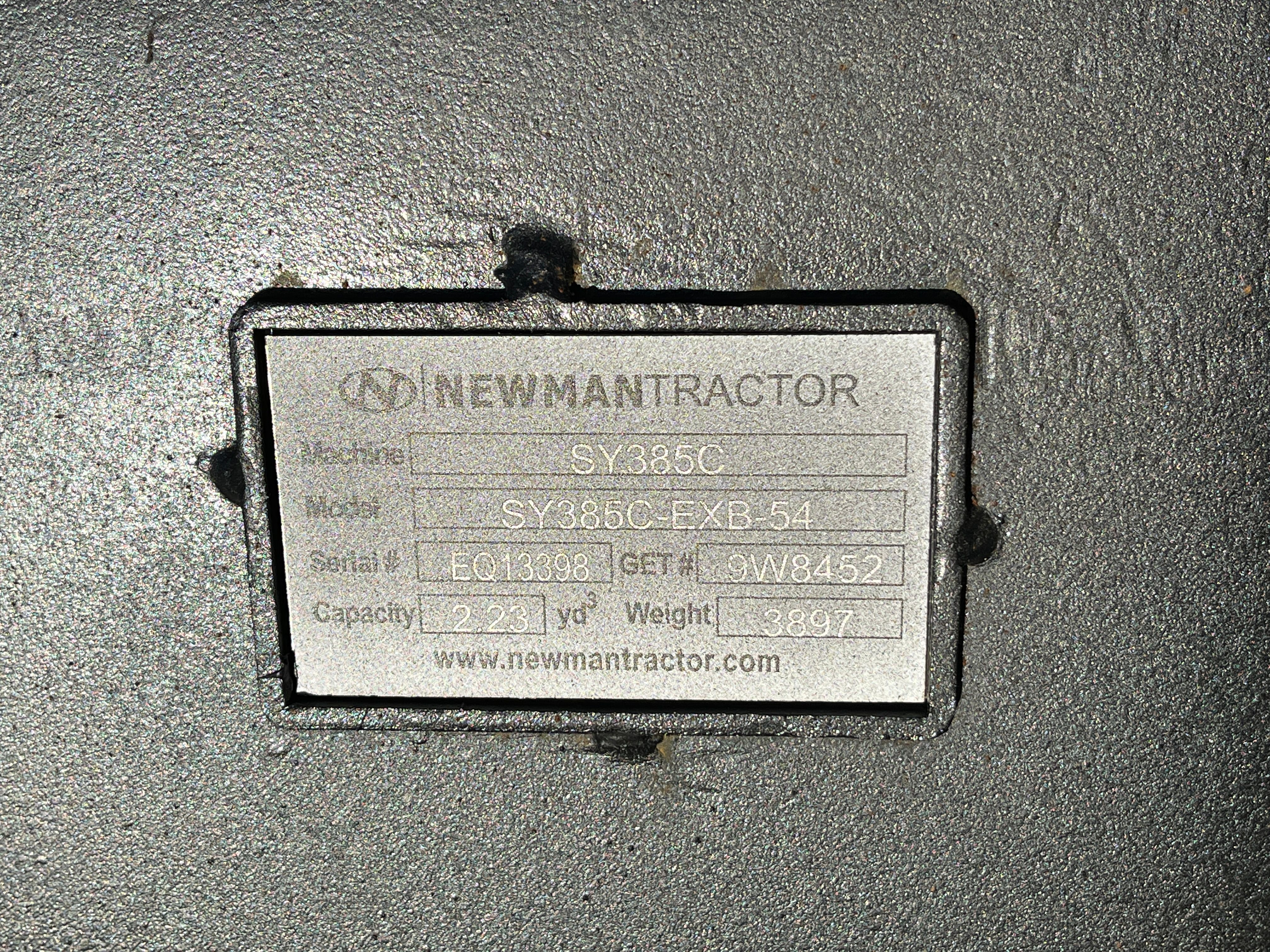 54" BUCKET FOR SY385C Photo 5 Thumbnail