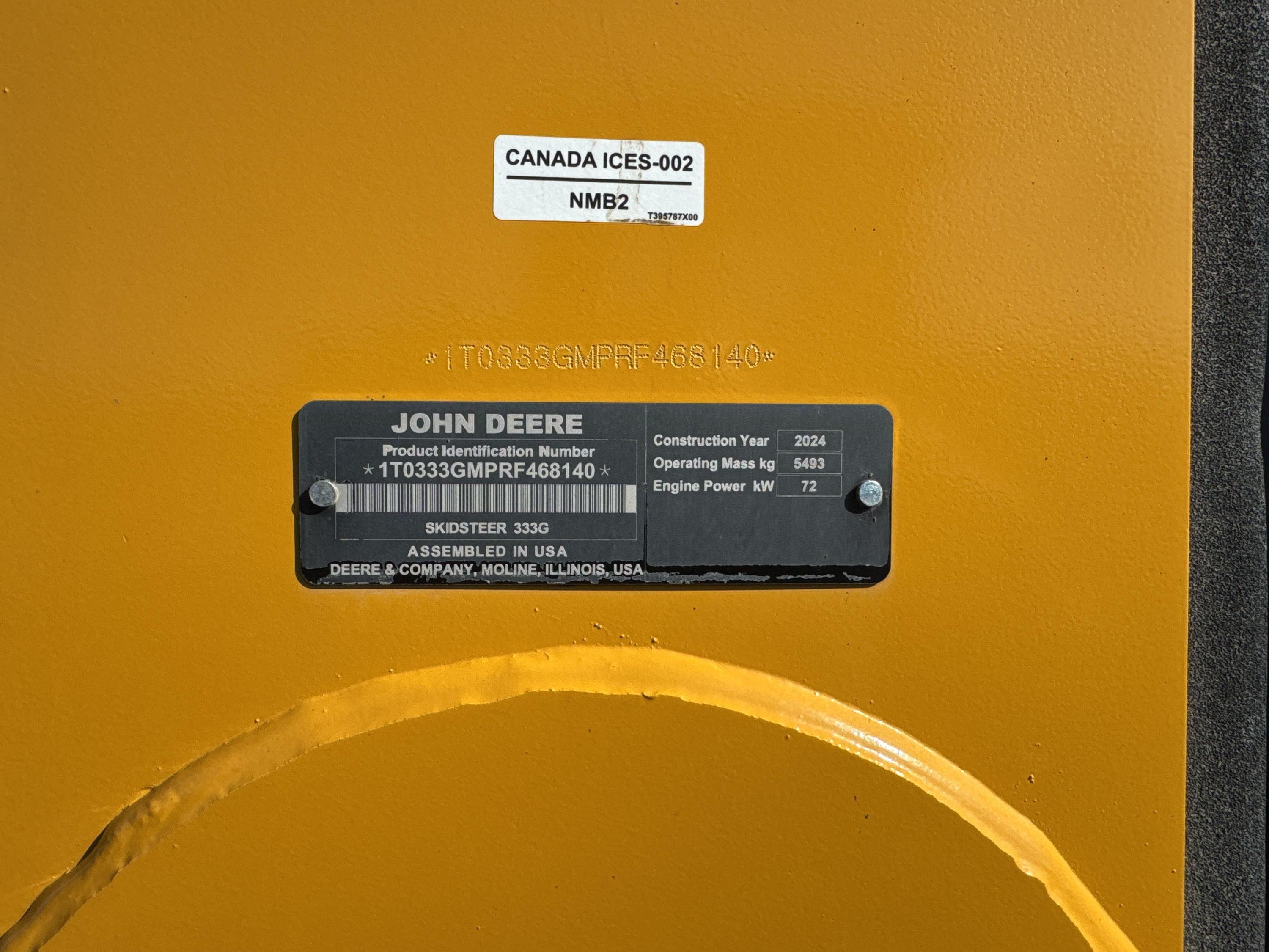 2024 JOHN DEERE 333G Photo 15 Thumbnail