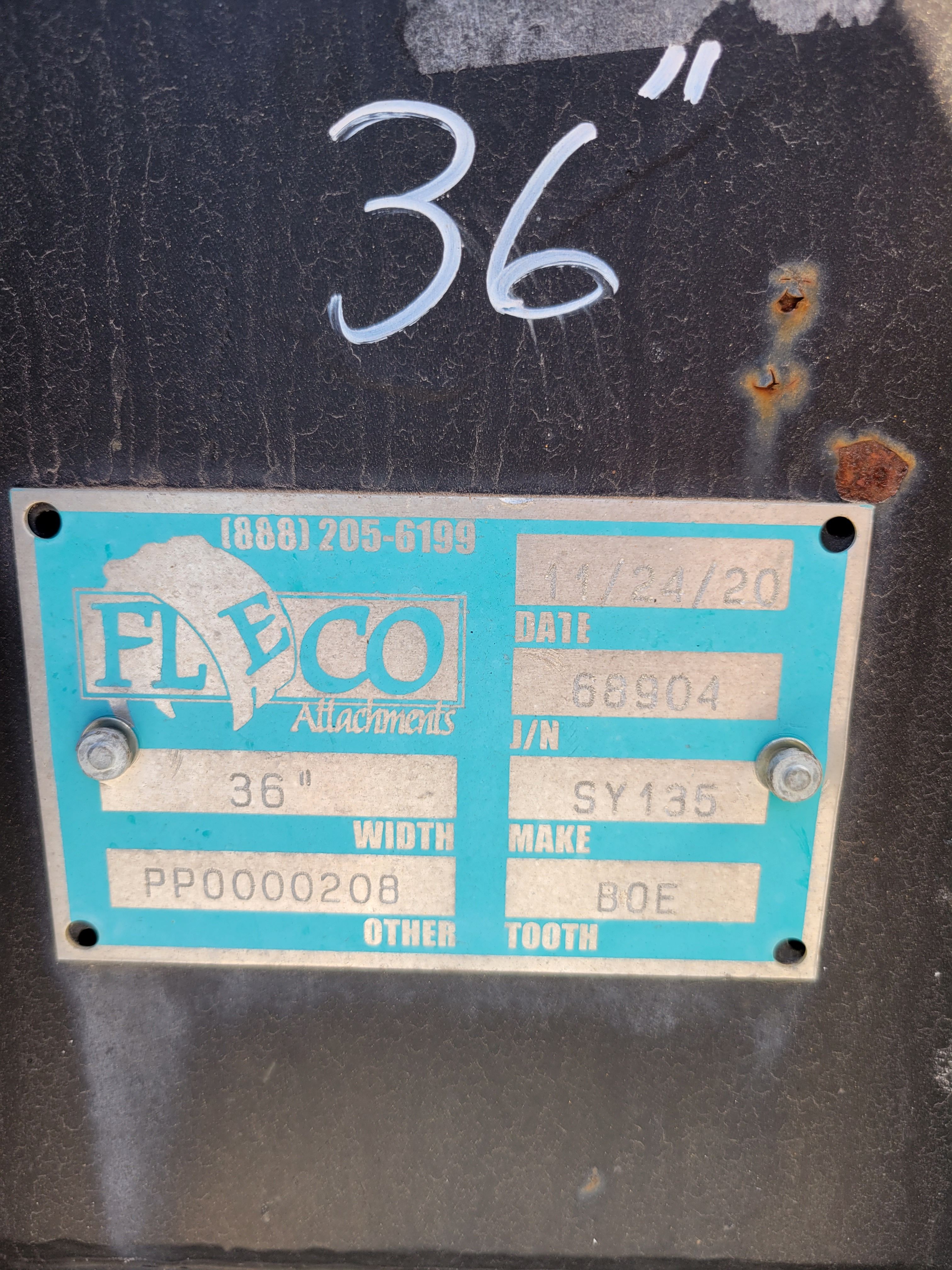 36" DITCH CLEANING EXCAVATOR BUCKET Photo 4 Thumbnail