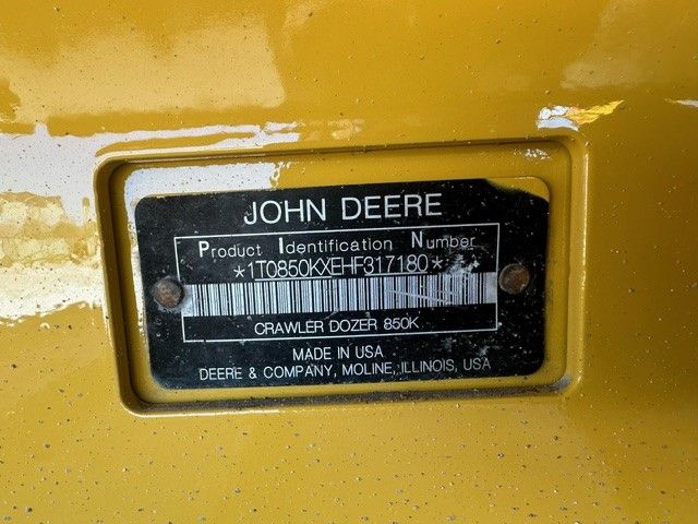 2017 JOHN DEERE 850K WLT Photo 19 Thumbnail
